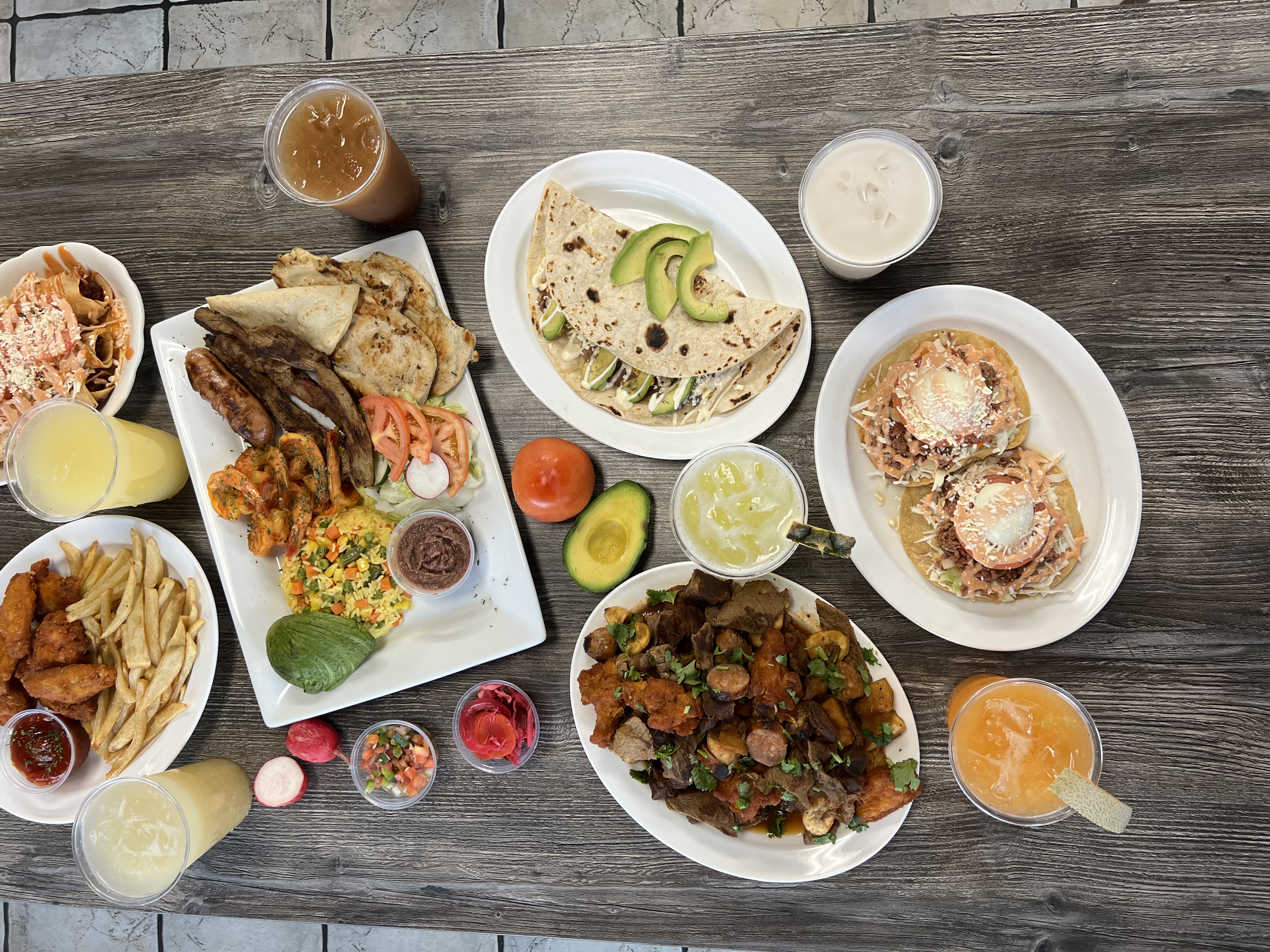 Catering trays and party food at La Fonda Deli